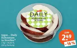 tegut tegut... Daily Kokosnuss in Streifen Angebot