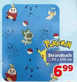 CENTERSHOP Pokémon Strandtuch Angebot
