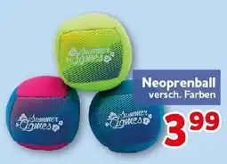 CENTERSHOP Neoprenball Summer Games Angebot