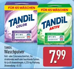 Aldi Nord TANDiL Waschpulver Angebot