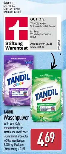 Aldi Nord TANDiL Waschpulver Angebot