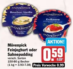 HIT Mövenpick Feinjoghurt oder Sahne pudding Angebot