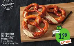 tegut Herzberger Bio-Laugenbrezel Angebot