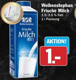 HIT Weihenstephan Frische Milch Angebot