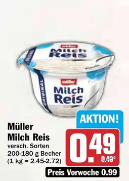 HIT Müller Milch Reis Angebot