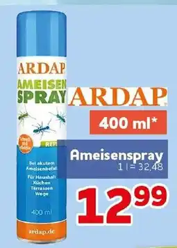 CENTERSHOP ARDAP Ameisenspray Angebot