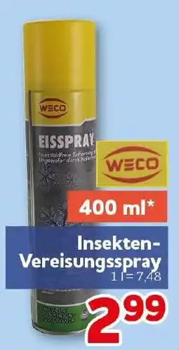 CENTERSHOP WECO Insekten-Vereisungsspray Angebot