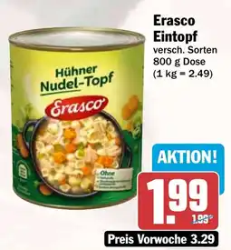 HIT Erasco Hühner Nudel-Topf Angebot