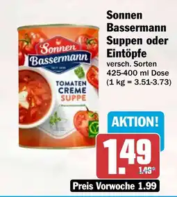 HIT Sonnen Bassermann Suppen oder Eintöpfe Angebot