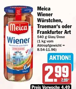 HIT Meica Wiener Würstchen Angebot
