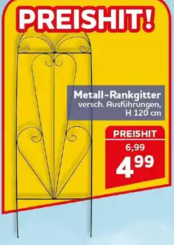 CENTERSHOP Metall-Rankgitter Angebot