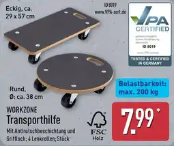 Aldi Nord WORKZONE Transporthilfe Angebot