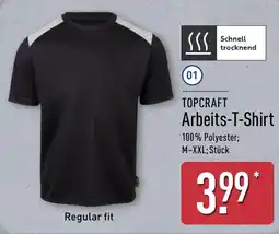 Aldi Nord TOPCRAFT Arbeits-T-Shirt Angebot