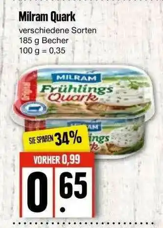 Edeka Milram Quark Angebot