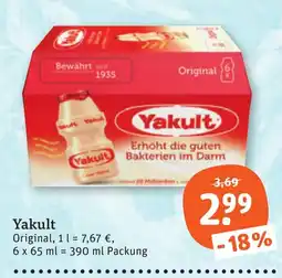 tegut Yakult Original Angebot