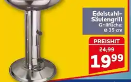 CENTERSHOP Edelstahl-Säulengrill Angebot