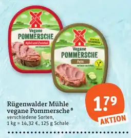 tegut Rügenwalder Mühle vegane Pommersche Angebot