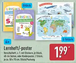 Aldi Nord Lernheft/-poster Angebot
