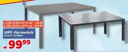 CENTERSHOP WPC-Gartentisch Angebot