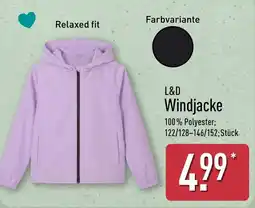 Aldi Nord L&D Windjacke Angebot