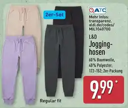 Aldi Nord L&D Jogginghosen Angebot