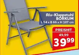 CENTERSHOP Alu-Klappstuhl BORKUM Angebot
