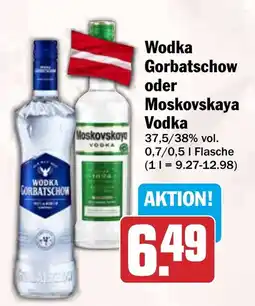 HIT Wodka Gorbatchow oder Moskovskaya Vodka Angebot