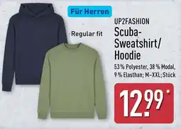 Aldi Nord UP2FASHION Scuba-Sweatshirt/Hoodie Angebot