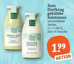 tegut Zum Dorfkrug gekühlte Salatsauce Angebot