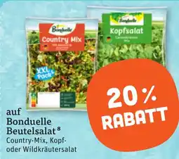 tegut Bonduelle Beutelsalat Angebot