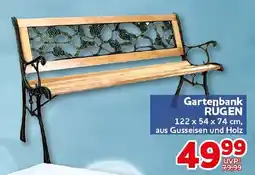 CENTERSHOP Gartenbank RUGEN Angebot