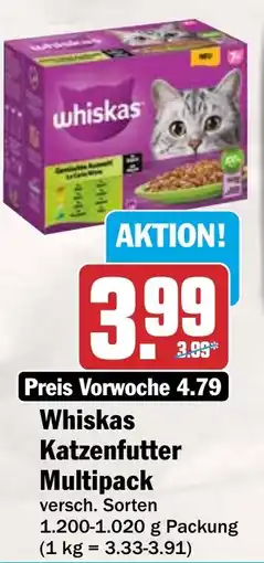 HIT Whiskas Katzenfutter Multipack Angebot