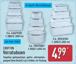 Aldi Nord CROFTON Vorratsdosen Angebot