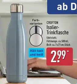 Aldi Nord CROFTON Isolier-Trinkflasche Angebot