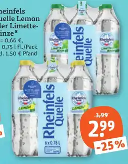 tegut Rheinfels Quelle Lemon Angebot