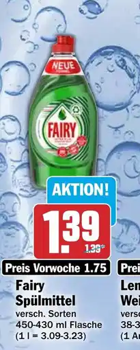 HIT Fairy Spülmittel Angebot