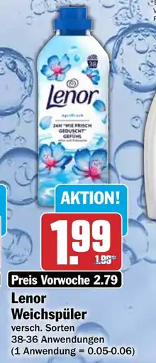 HIT Lenor Weichspüler Angebot