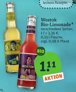 tegut Wostok Bio-Limonade Angebot