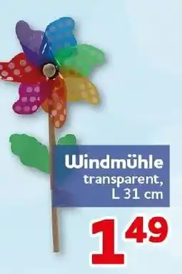 CENTERSHOP Windmühle transparent Angebot