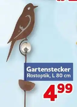 CENTERSHOP Gartenstecker Rostoptik Angebot