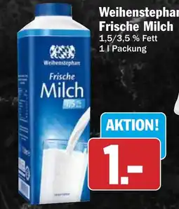 HIT Weihenstephan Frische Milch Angebot