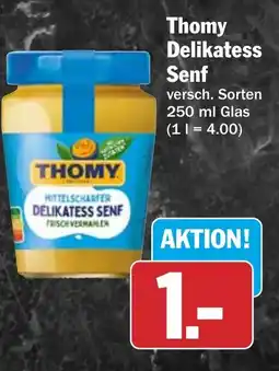 HIT Thomy Delikatess Senf Angebot