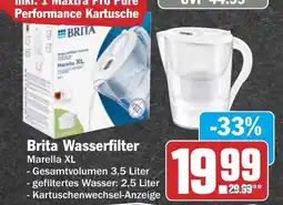 HIT Brita Wasserfilter Marella XL Angebot