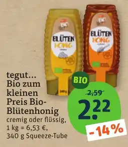 tegut BLÜTEN HONIG Angebot