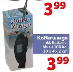 CENTERSHOP Koffer-Waage Angebot