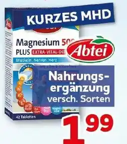 CENTERSHOP Magnesium 500 PLUS Abtei Angebot