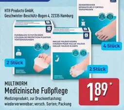 Aldi Nord MULTINORM Medizinische Fußpflege Angebot