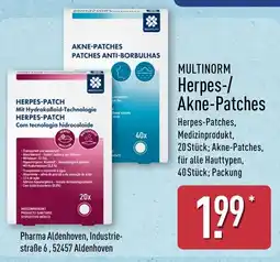 Aldi Nord MULTINORM Herpes-/Akne-Patches Angebot