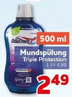 CENTERSHOP OdoMed Mundspülung Triple Protection Angebot