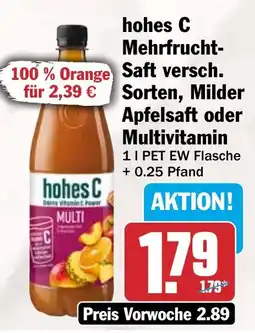 HIT hoher C Mehrfrucht-Saft Angebot